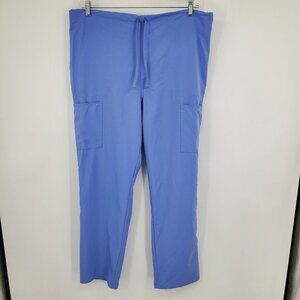 Scrubstar Women's Blue Pull On‎ Nursing Scrub Pants Size XL